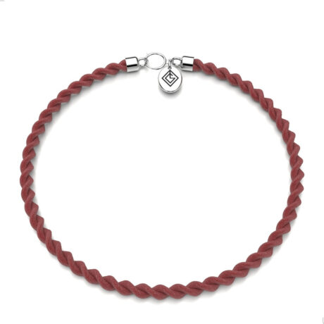 Pulsera Seda Roja 18 Cm Con Broche De Plata .925 Agálea Rojo18cm 0 Cm 45.72 Cm
