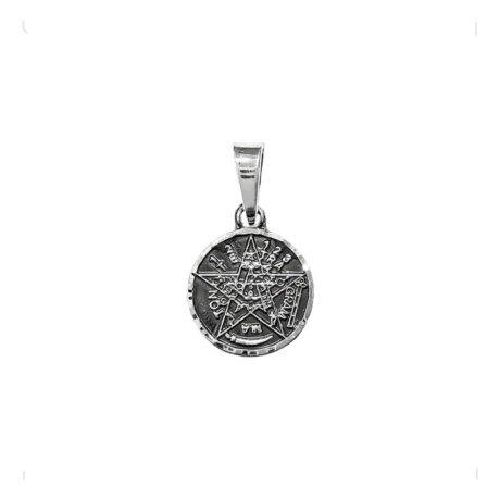 Dije De Plata .925 Tetragramaton Oxido Mujer Hombre Agálea Plateado