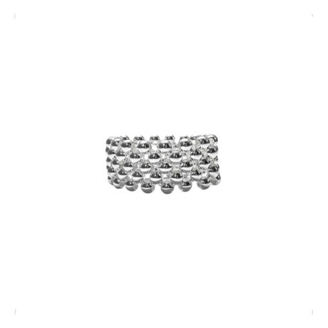Anillo De Plata .925 Elástico Mujer Silver 925 Agálea Plateado Unitalla