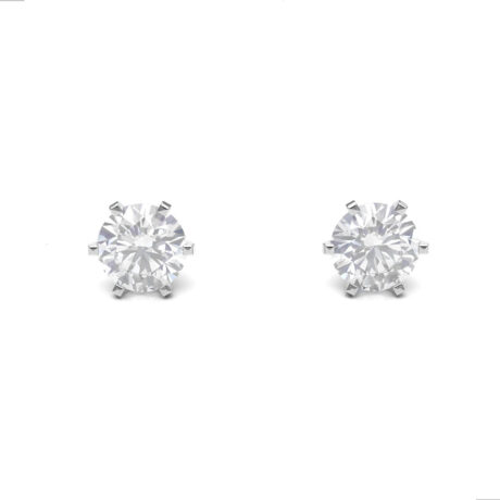 Broqueles Plata .925 Con Zircona Bebe Niña Mujer Agálea