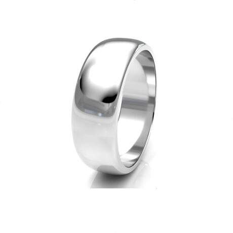 Argolla De Plata .925 De 6mm De Matrimonio Joyería Agálea Color Plateado