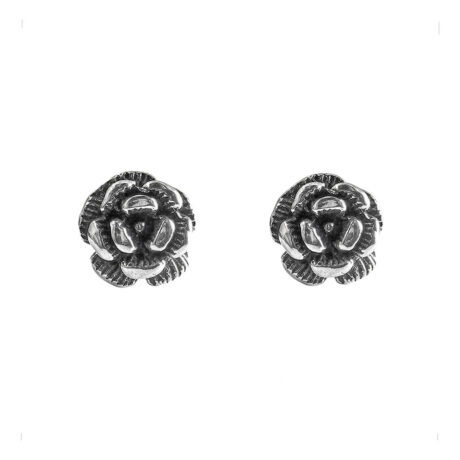 Aretes Broqueles De Plata .925 Figuras Oxido Agálea Mujer
