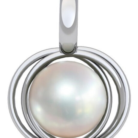 Dije De Perla Natural Cultivada Con Plata 925 Agálea Joyería Plateado