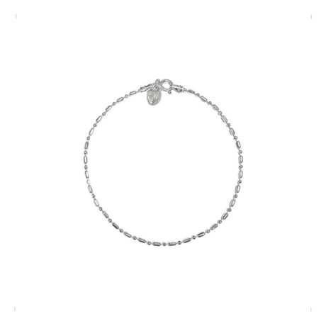 Pulsera De Plata .925 Canutillo Hombre Mujer Agálea Color Plateado Diámetro 5 Cm Largo 18 Cm