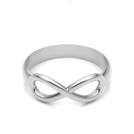 Anillo Infinito De Plata Ley .925 Agálea Joyeria