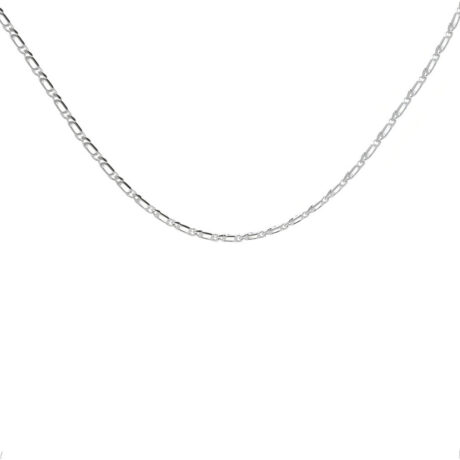 Cadena Plata 925 Perniche 55 Cm Hombre Mujer Agálea Color Plateado