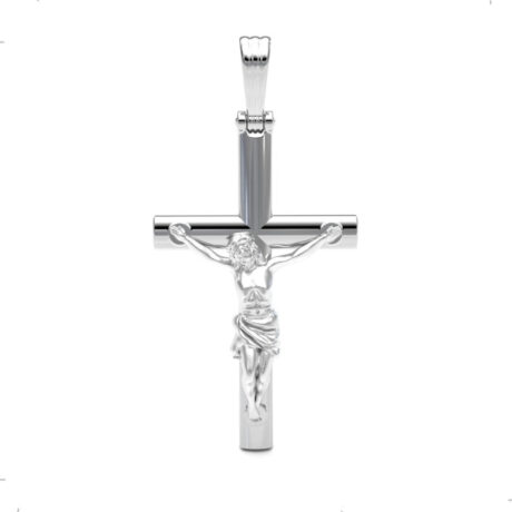 Dije Cristo De Plata .925 Hombre Mujer Agálea Joyería Plateado