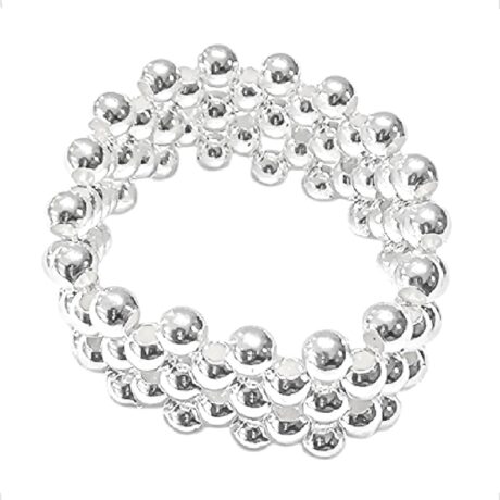 Anillo De Plata .925 Elástico Mujer Silver 925 Agálea Plateado Unitalla
