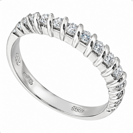 Anillo De Plata .925 Circonias Blancas Cristal Agálea Mujer Plateado 5
