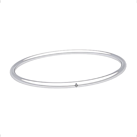 Pulsera De Plata .925 Semanario Para Mujer Aro Mediano
