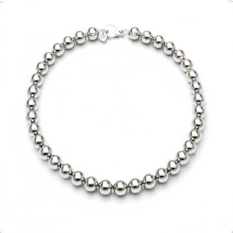 Pulsera De Plata .925 Mujer Bolitas De 5mm Agálea