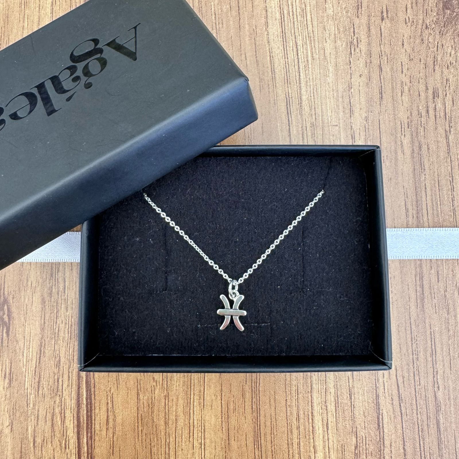 Collar Dije Zodiaco Plata .925 De 45 Cm Mujer Hombre Agálea - Image 4