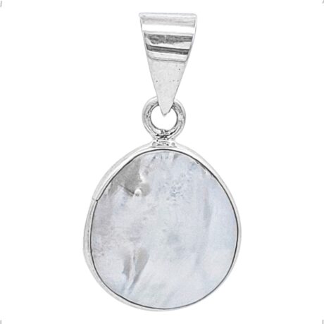Dije De Plata .925 Con Madre Perla Agálea Mujer Mamá Regalo
