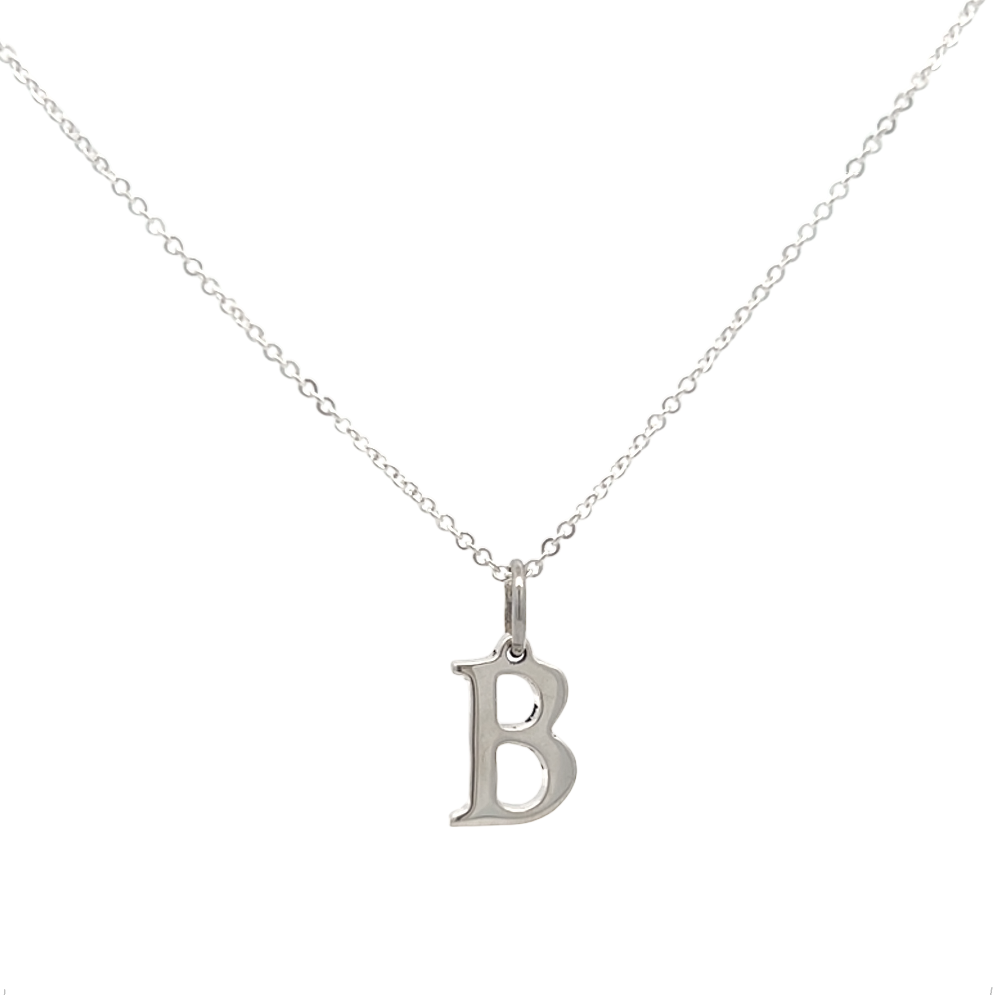 Collar Dije Letras Iniciales Plata .925 De 45 Cm Tipografìa Andalus Agálea - Image 10