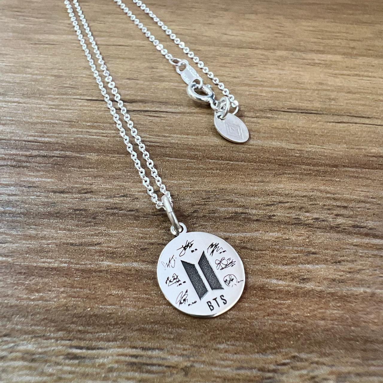Collar De Plata .925 Bts Kpop Fans Armi Agalea 45 Cm - Image 3