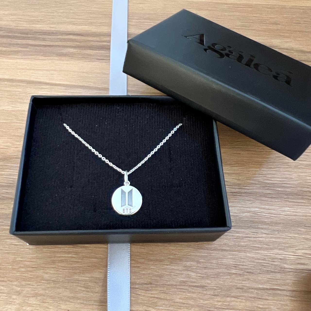 Collar De Plata .925 Bts Kpop Fans Armi Agalea 45 Cm - Image 7