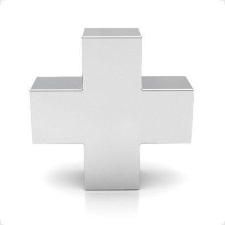 Cruz Suiza Plata .925 Con Grabado Para Caucho Hombre Agálea