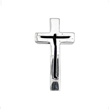 Dije Cruz De Plata .925 Cristo Clásica Hombre Mujer Agálea