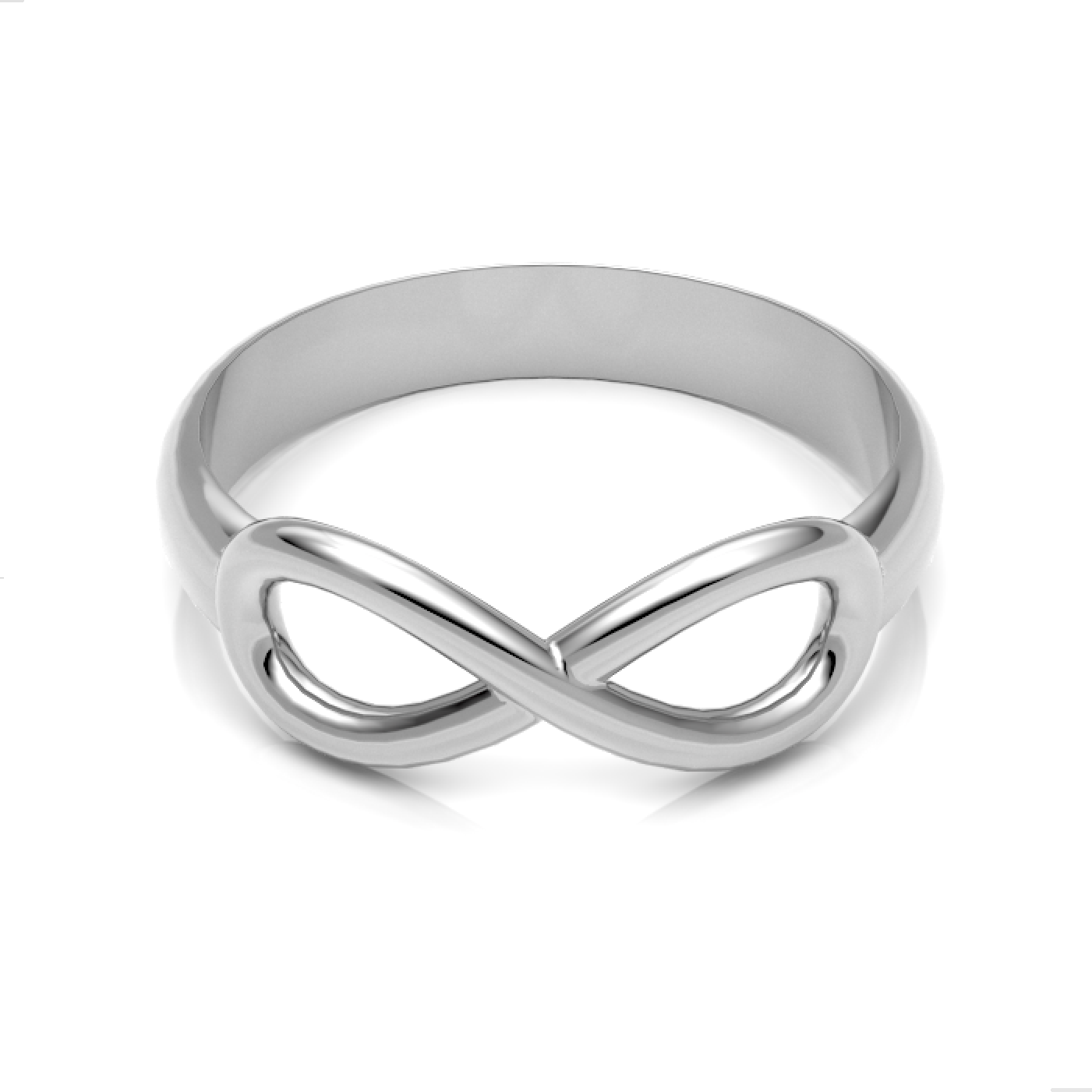 Anillo Infinito De Plata Ley .925 Agálea Joyeria