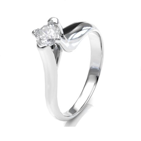 Anillo Compromiso Promesa Plata .925 Con Circonia Agálea