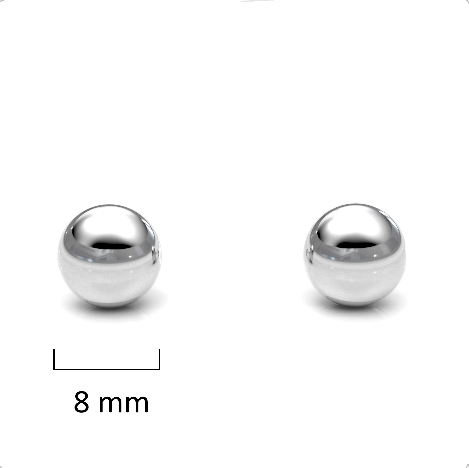 Aretes Broquel Redondo De Plata .925 - Image 2
