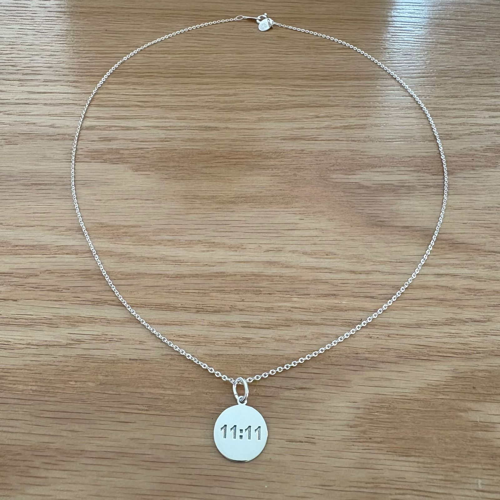 Collar Plata .925 11:11 Número Angelical Hora Mágica Agálea - Image 3