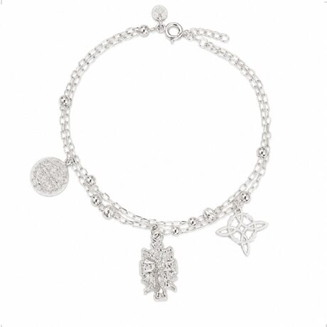 Pulsera Plata .925 San Benito Caravaca Nudo De Bruja Agálea