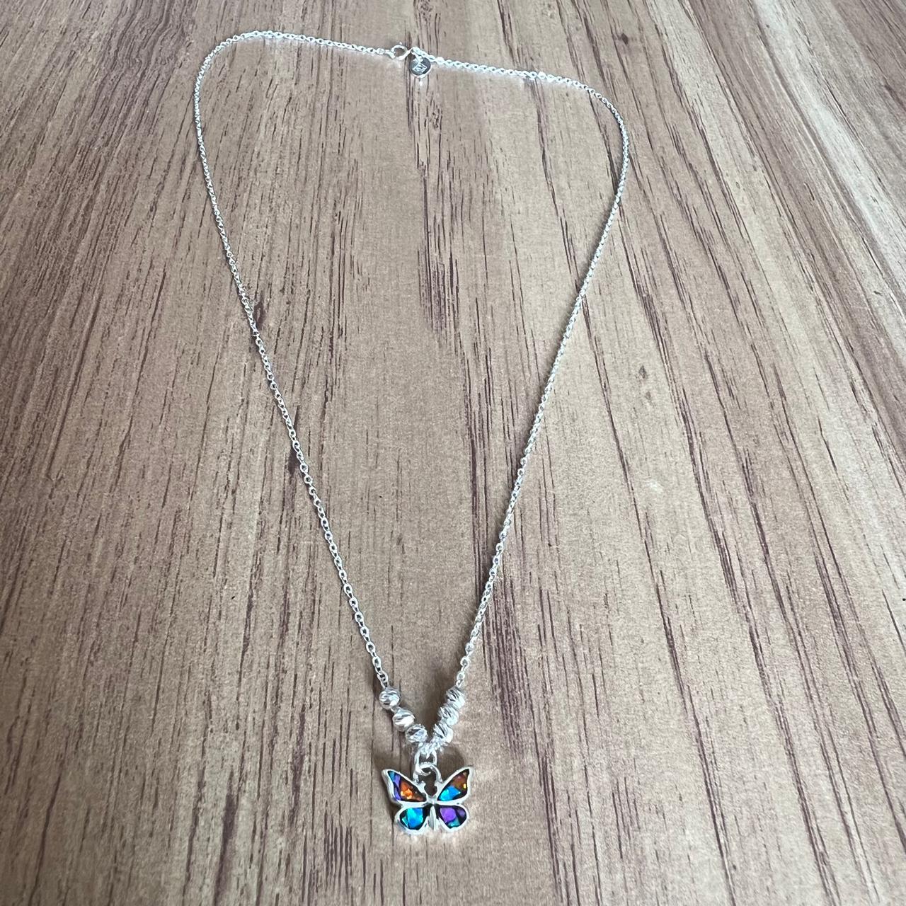 Collar De Plata .925 Dije Mariposa Con Opalo Mujer Agálea - Image 8